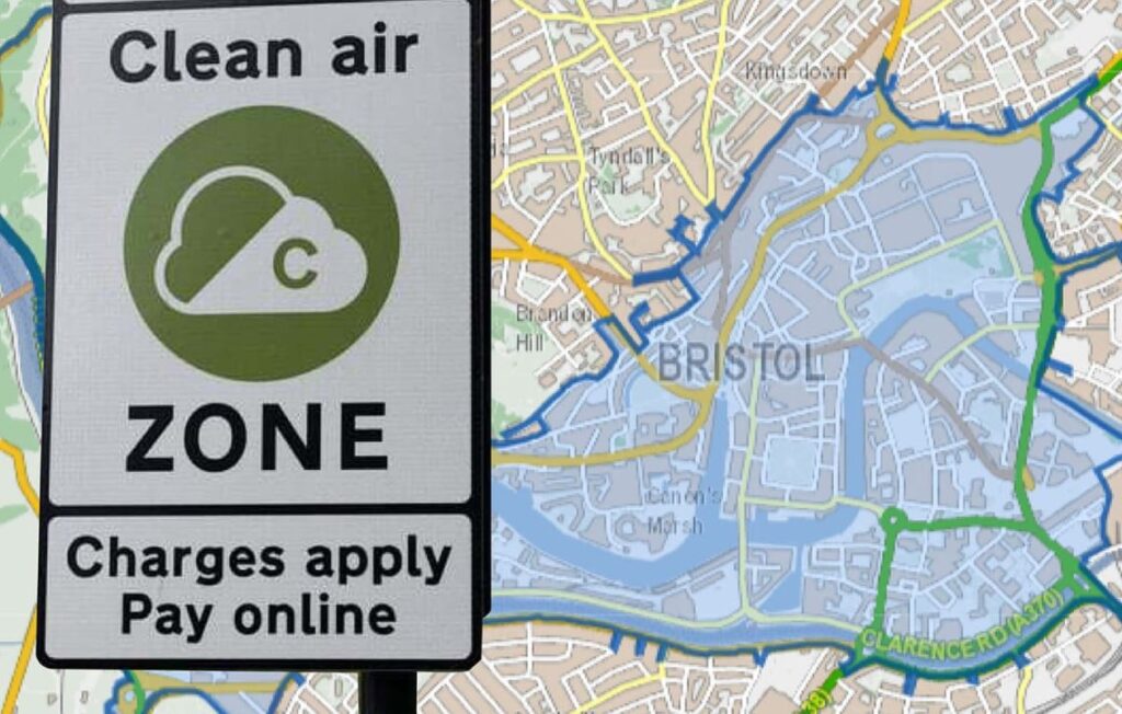 bristol airport avoiding clean air zone