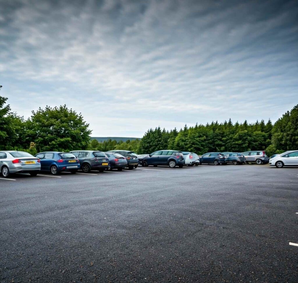 A great find from the green ride gloucester team, showing an area of free parking in stroud town cente