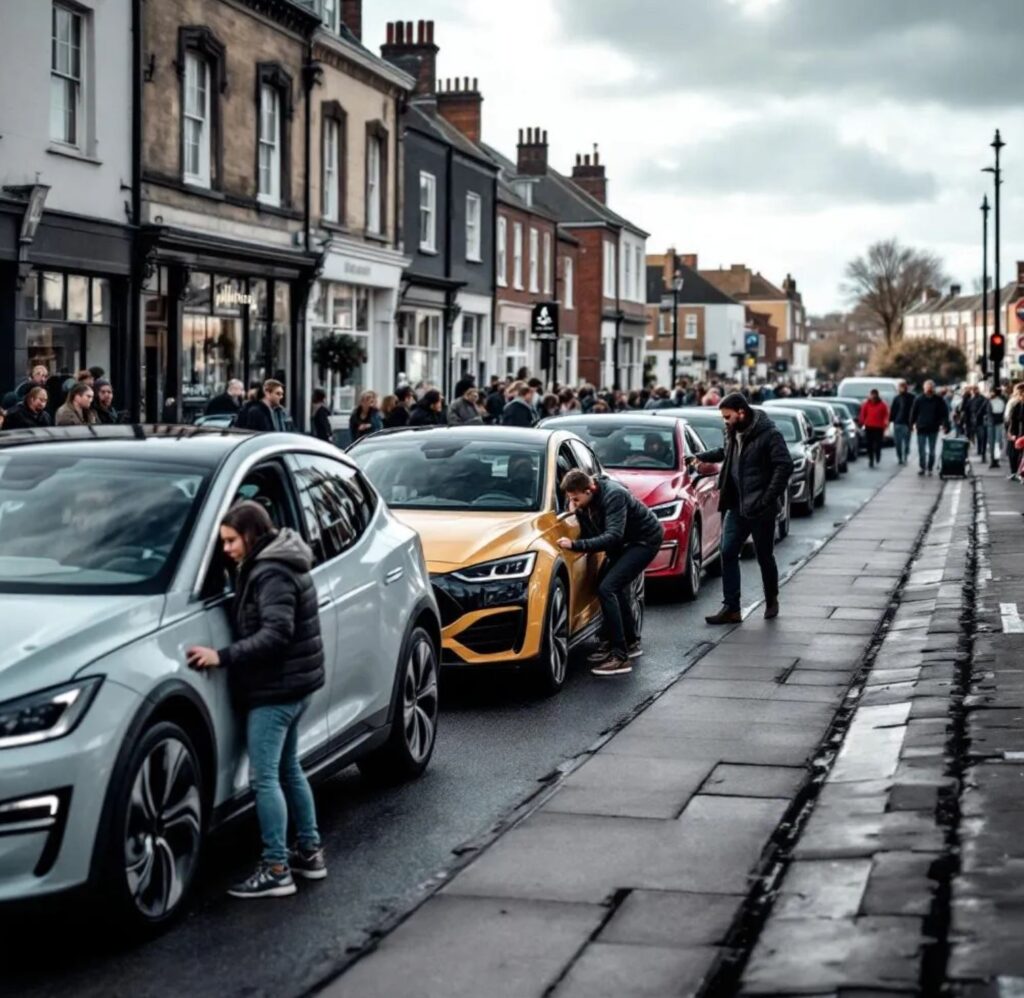 green ride gloucester's electric fleet that showcases green rides taxi stroud